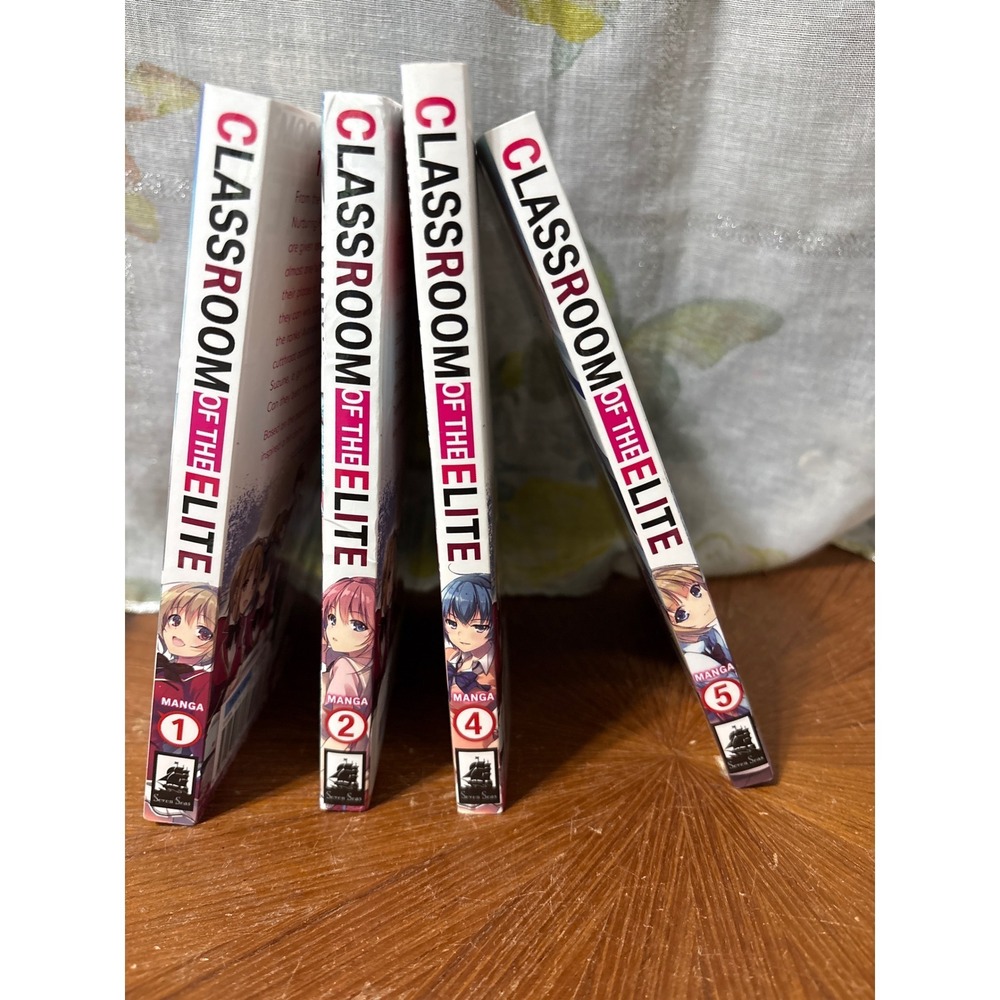 Classroom of the Elite Manga Volumes 1 2 4 5 Seven Seas English Lot Yuyu Ichino